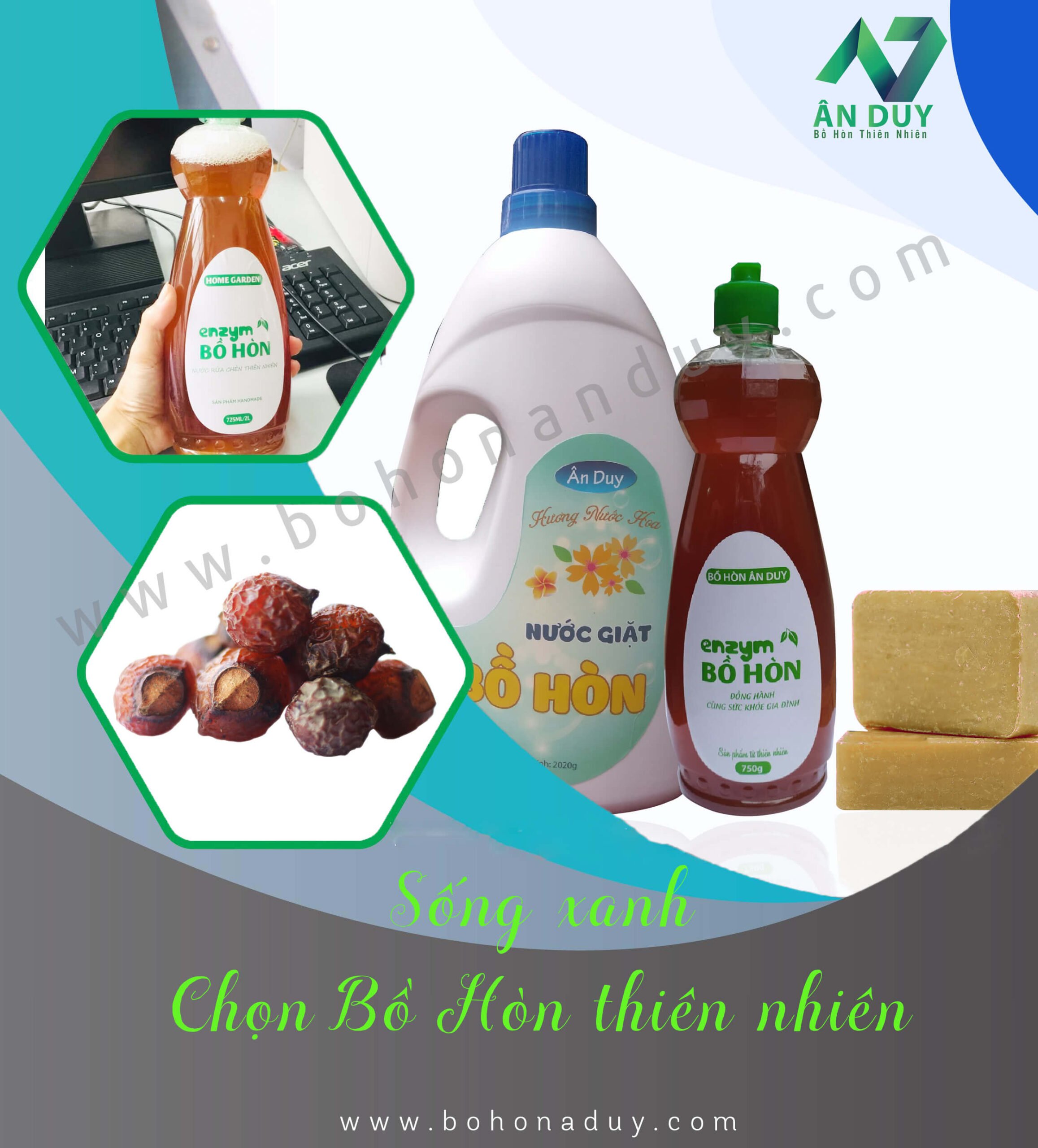 Chị em rỉ tai nhau sử dụng Bồ Hòn thiên nhiên