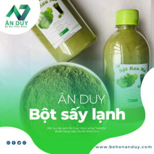Bột rau sấy lạnh Ân Duy - thức uống "healthy" chị em thích thú